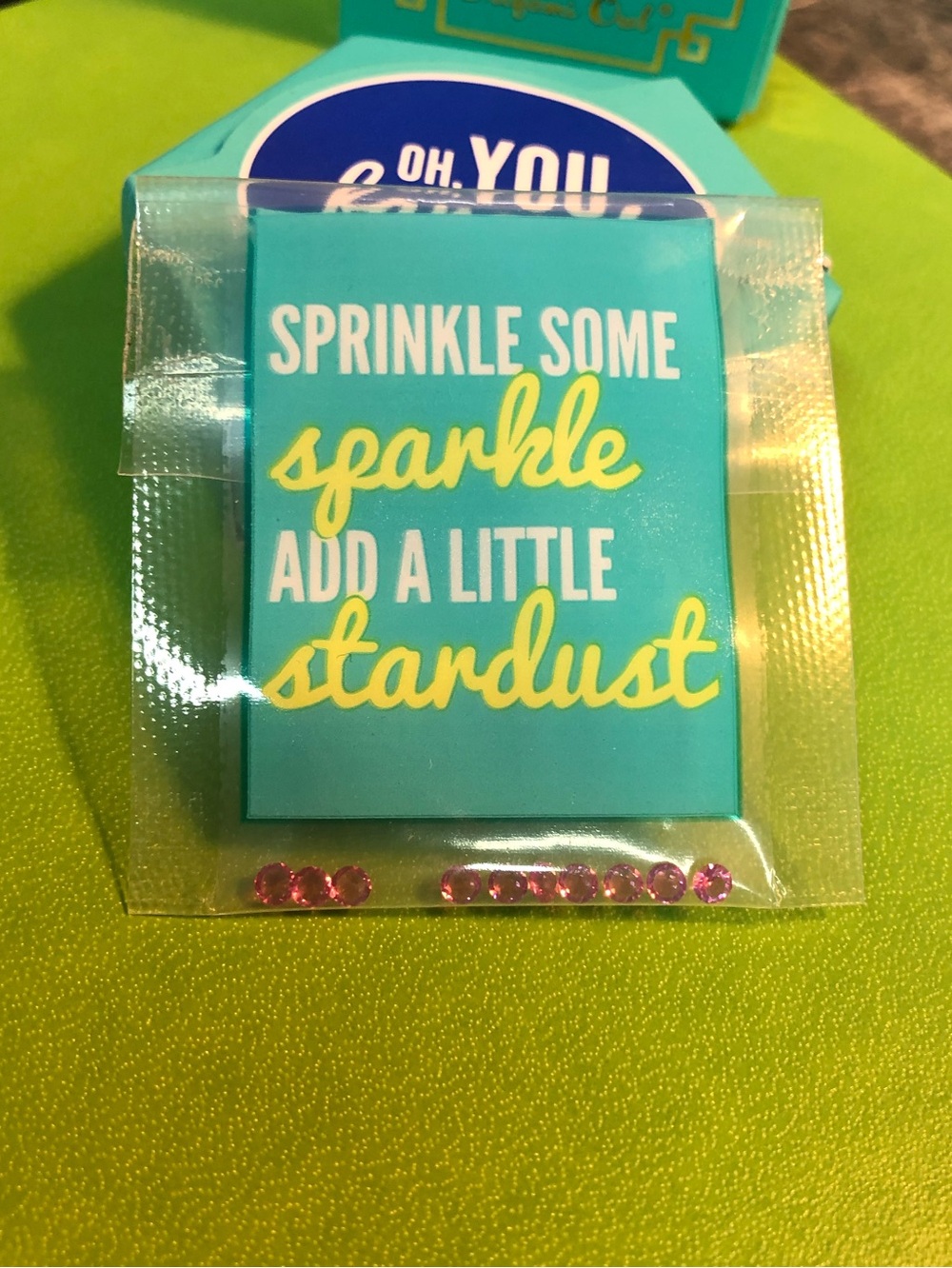 Origami Owl Pink Stardust Crystals